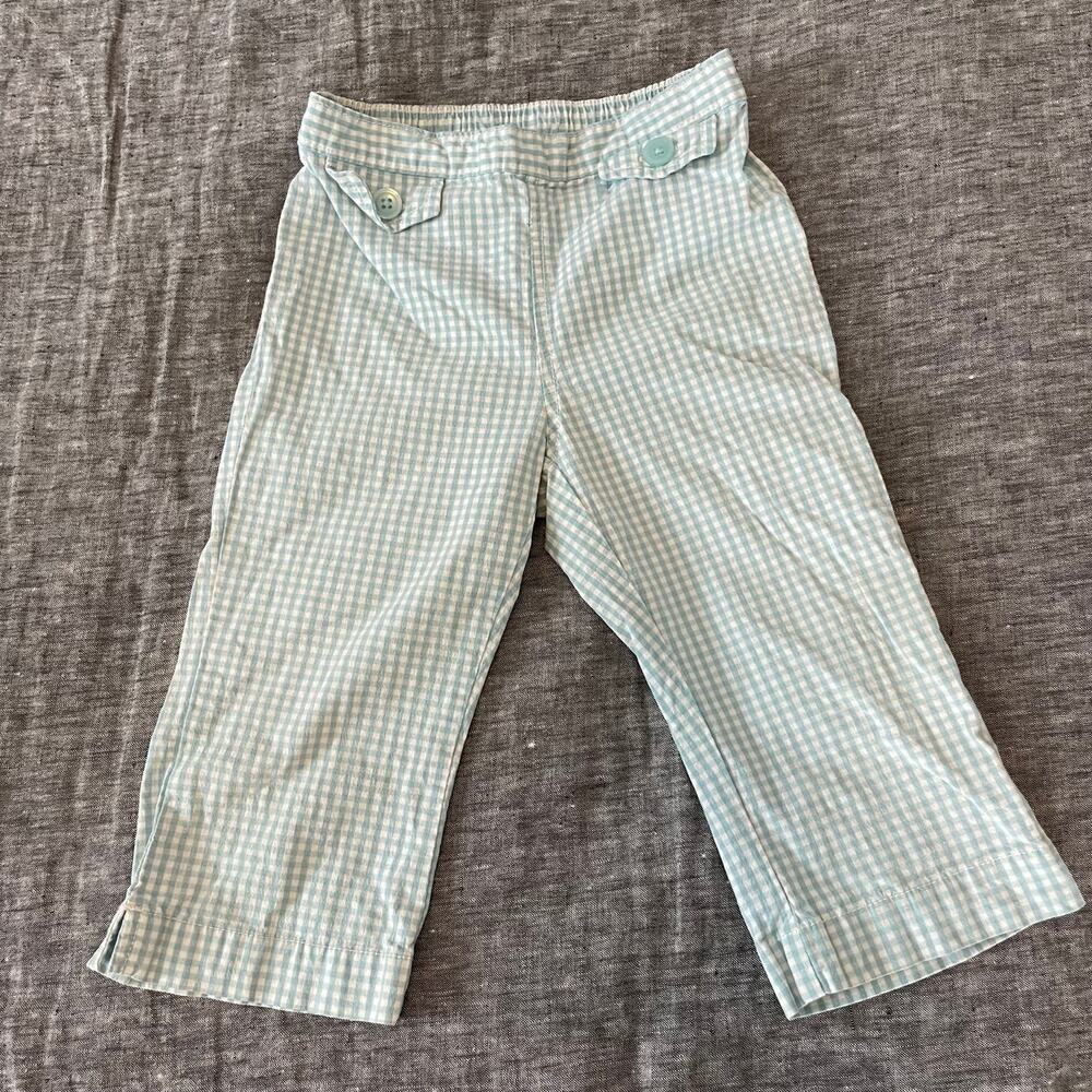 Baby Gap Blue Checkered Toddler Pants